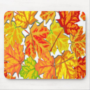 TAPIS DE SOURIS FEUILLES D'AUTOMNE