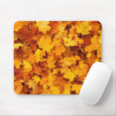 Tapis De Souris Feuilles d'automne (Avec souris)
