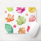 Tapis De Souris Feuilles d'automne (Avec souris)