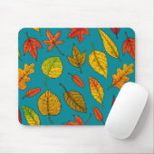 Tapis De Souris Feuilles d'automne (Avec souris)