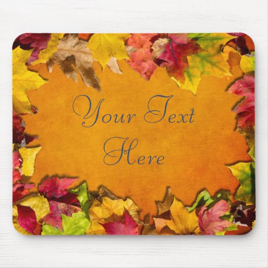 Tapis De Souris Feuilles d'automne 1 (Devant)