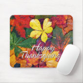 Tapis De Souris Feuilles d'automne 5 Mousepad (Avec souris)