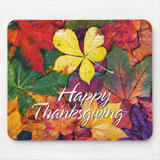 Tapis De Souris Feuilles d'automne 5 Mousepad (Devant)