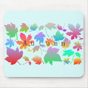 Tapis De Souris Feuilles d'automne colorées