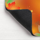 Tapis De Souris Feuilles d'automne colorées bon thanksgiving (Coin)