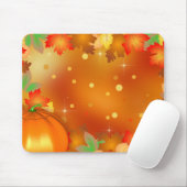 Tapis De Souris Feuilles d'automne colorées bon thanksgiving (Avec souris)
