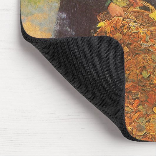 Tapis De Souris Feuilles d'automne de Sir John Everett Millais (Coin)