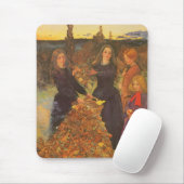Tapis De Souris Feuilles d'automne de Sir John Everett Millais (Avec souris)