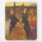 Tapis De Souris Feuilles d'automne de Sir John Everett Millais (Devant)