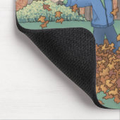 Tapis De Souris Feuilles d'automne Panier (Coin)