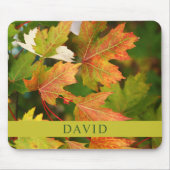 Tapis de souris Feuilles d'automne Tendance (Devant)