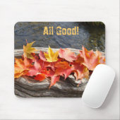 Tapis de souris Feuilles d'automne Tout Va Bien ! (Avec souris)