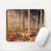 Tapis De Souris Feuilles de Gold Mousepad (Avec souris)