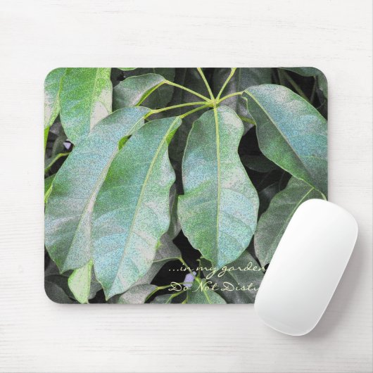 Tapis De Souris Feuilles de jardin (Avec souris)