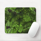 Tapis De Souris Feuilles de la jungle (Avec souris)
