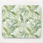 Tapis De Souris Feuilles de palmier vert tropical (Devant)