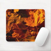 Tapis De Souris Feuilles de Thanksgiving (Avec souris)