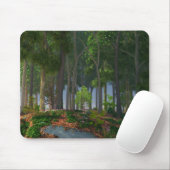 Tapis De Souris Feuilles d'été Mousepad (Avec souris)