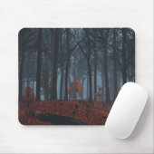 Tapis De Souris Feuilles d'hiver Mousepad (Avec souris)