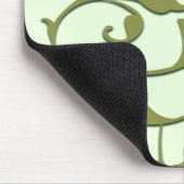 Tapis De Souris Feuilles d'olive défilantes (Coin)