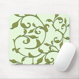 Tapis De Souris Feuilles d'olive défilantes