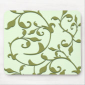 Tapis De Souris Feuilles d'olive défilantes (Devant)