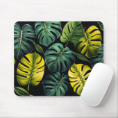 Tapis De Souris Feuilles Monstera (Avec souris)
