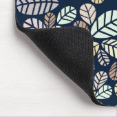 Tapis de souris Feuilles Pastel (Coin)