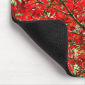 Tapis De Souris Feuilles rouges (Coin)