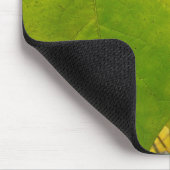 Tapis De Souris Feuilles rouges jaunes et verts (Coin)