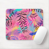 Tapis De Souris Feuilles tropicaux (Avec souris)