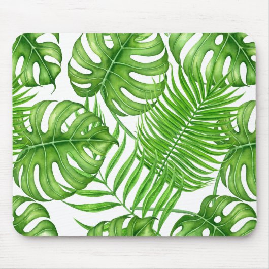 Tapis De Souris Feuilles tropicaux (Devant)
