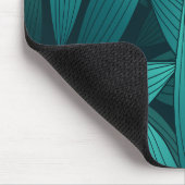 Tapis De Souris Feuilles tropicaux rayonnants (Coin)