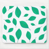 Tapis De Souris Feuilles verts vintages (Devant)