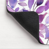 Tapis De Souris Feuilles Violettes (Coin)