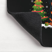 Tapis De Souris Feux d'arbre de Noël Rottweiler Chien Santa Hat No (Coin)