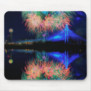 Tapis De Souris Feux d'artifice