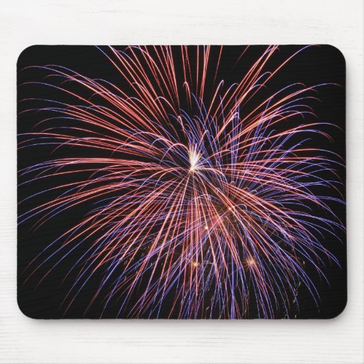 Tapis de souris Feux d'artifice (Devant)