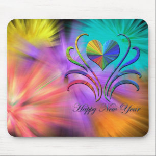 Tapis De Souris Feux d'artifice