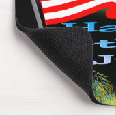 Tapis De Souris Feux d'artifice de drapeau 4 juillet (Coin)