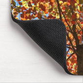 Tapis De Souris Feux d'artifice de feuilles d'automne (Coin)