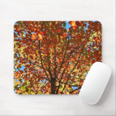 Tapis De Souris Feux d'artifice de feuilles d'automne (Avec souris)