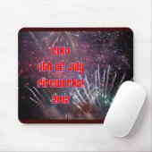 Tapis De Souris Feux d'artifice d'Elko Mousepad 2012 (Avec souris)