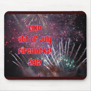 Tapis De Souris Feux d'artifice d'Elko Mousepad 2012
