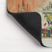 Tapis De Souris Feux d'artifice devant l'hôtel de Ville à Paris (Coin)