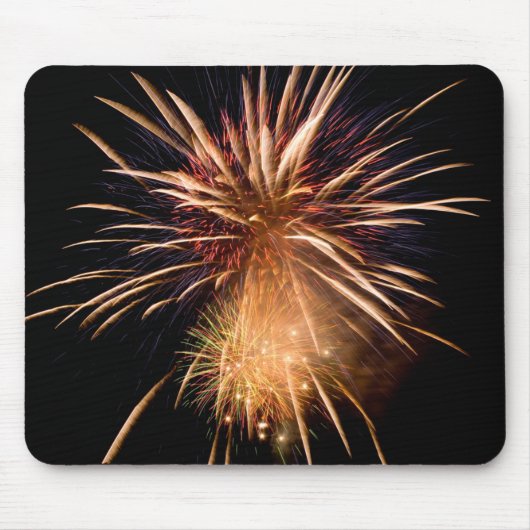 Tapis De Souris Feux d'artifice Mousepad (Devant)