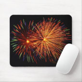 Tapis De Souris Feux d'artifice Mousepad (Avec souris)