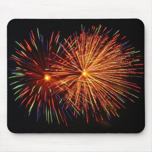 Tapis De Souris Feux d'artifice Mousepad (Devant)