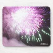 Tapis De Souris Feux d'artifice Mousepad - feux d'artifice violets (Devant)
