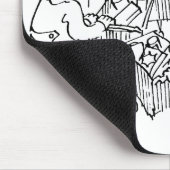 Tapis De Souris Feux de circulation dans un supermarché (Coin)